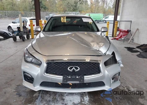 2015 Infiniti Q50 Sport from USA, damaged, VIN JN1BV7AP3FM335210
